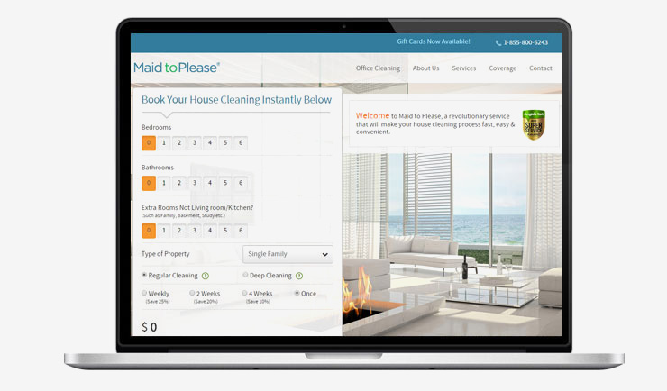 Online Cleaning Service Booking Web Site